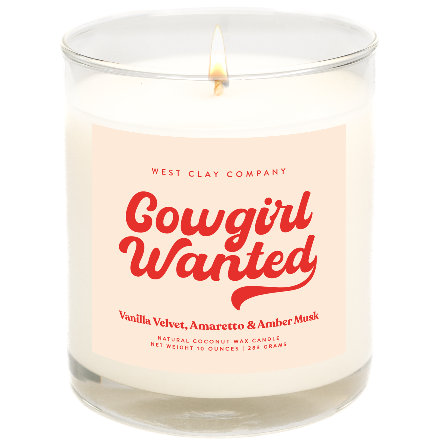 Cowgirl Wanted - West Clay Candle