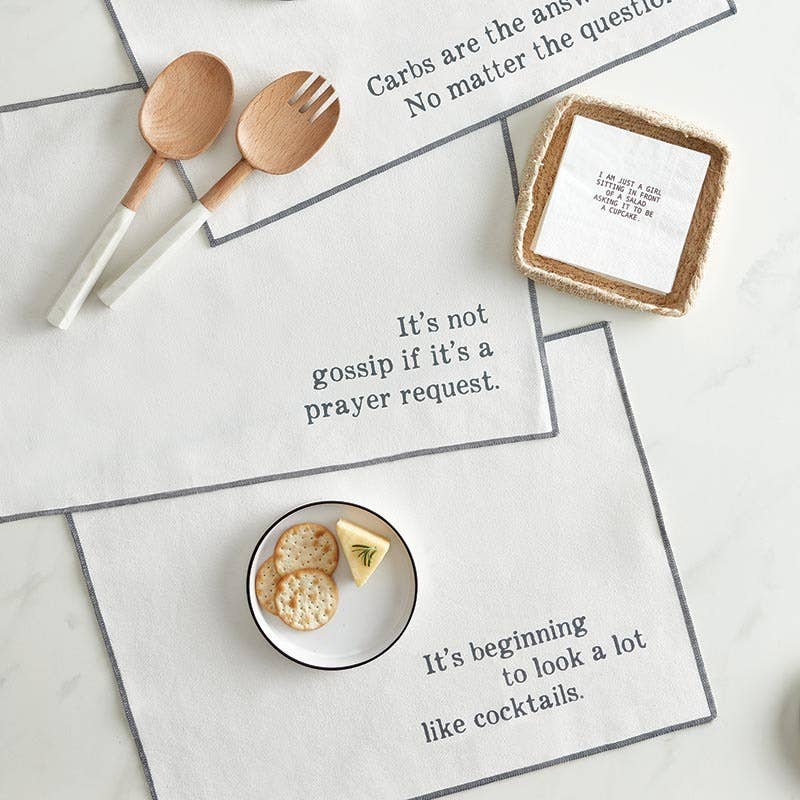 Girl Asking Salad - Cocktail Napkins