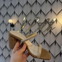 The Margaret - Rattan Heel *Size 7*