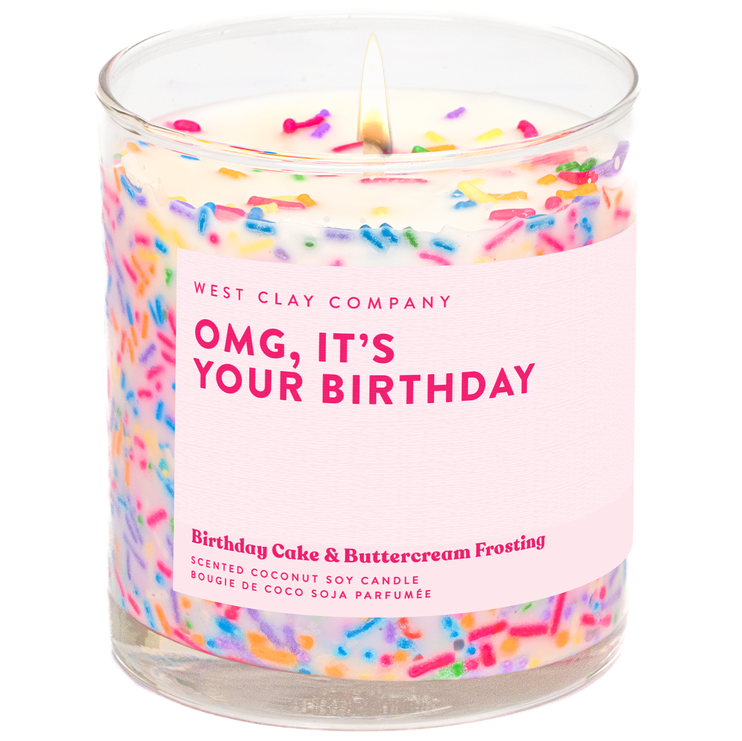 Birthday Sprinkles - West Clay Candle