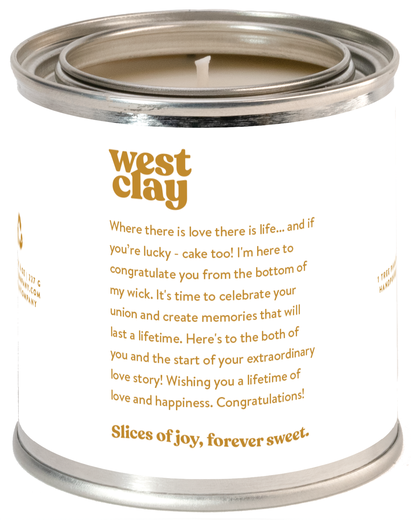 Wedding Cake - West Clay Candle