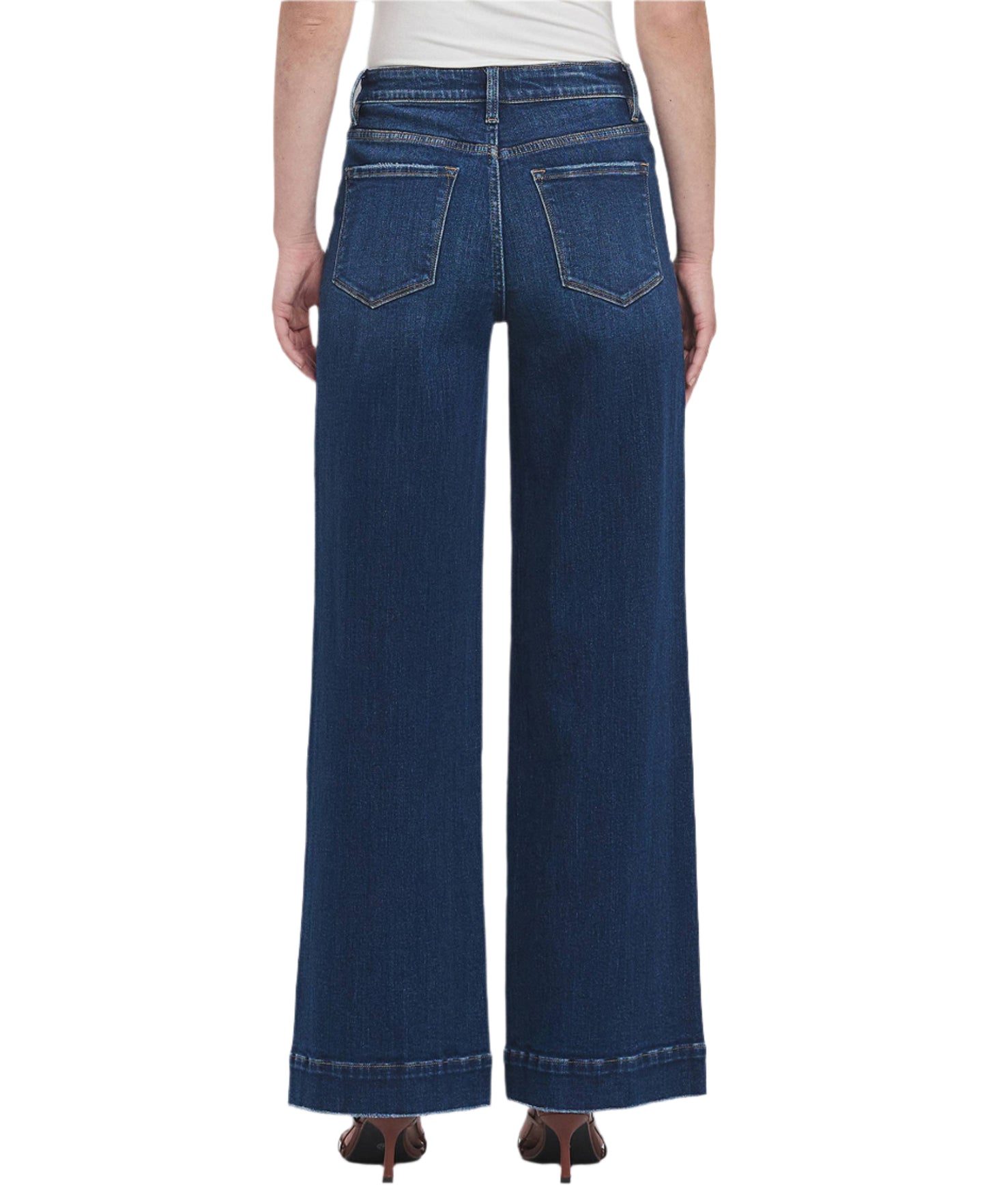 Dignity High Rise Trousers (Dark) - Flying Monkey Jeans