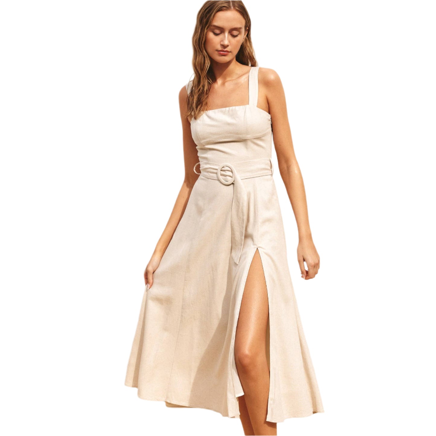 Wildest Dreams - Linen Midi Dress