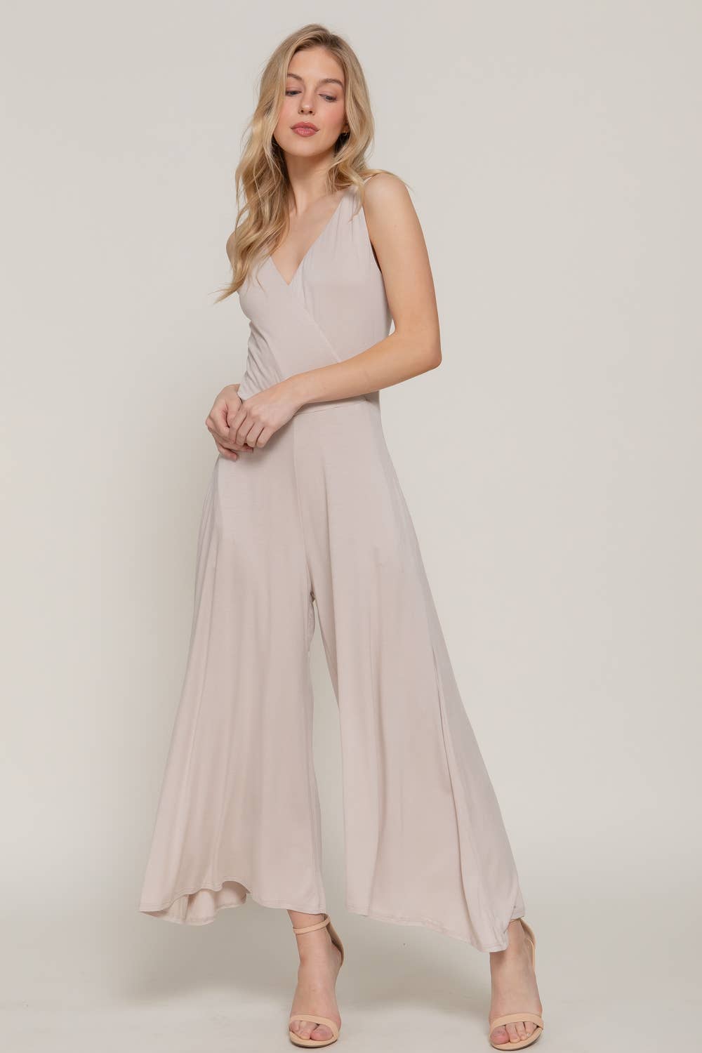 Ohm - Double V Neck Jumpsuit