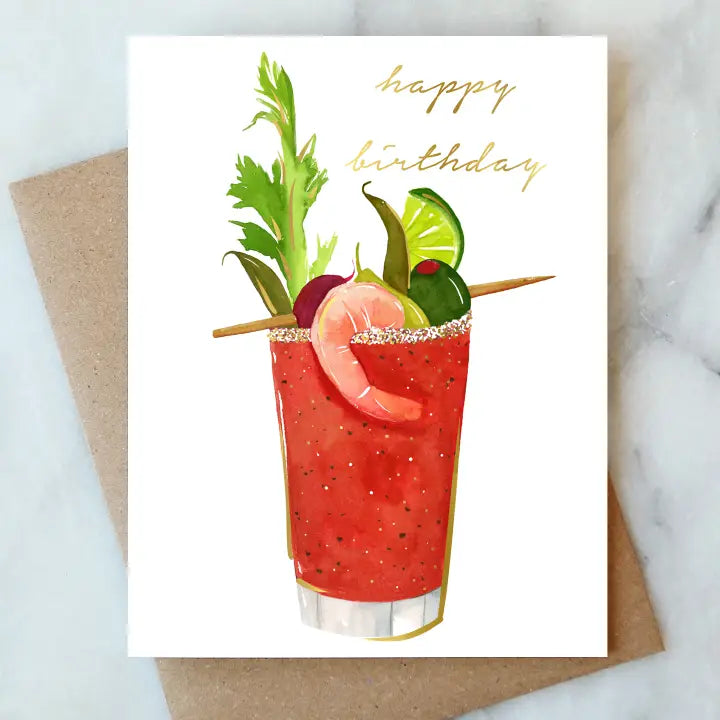Bloody Mary - Greeting Card (Birthday)