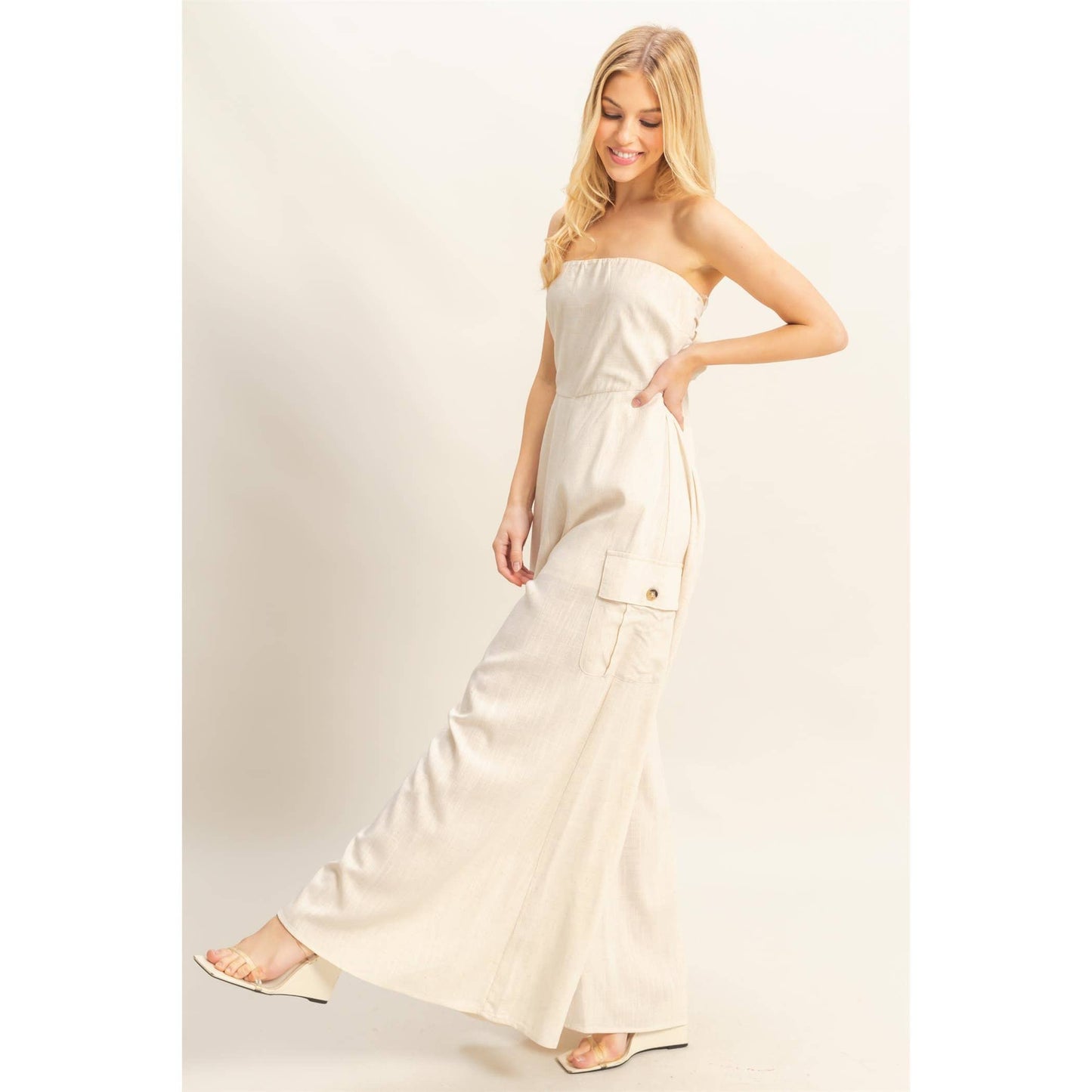 James Cargo in Oatmeal - Jumpsuit