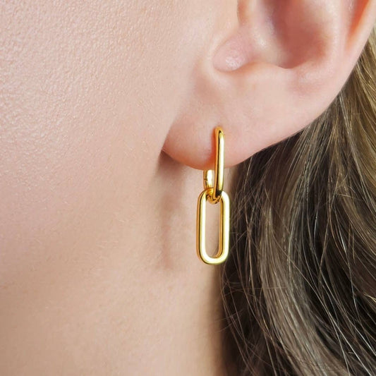 Chains drop - Mini Hoop Earrings