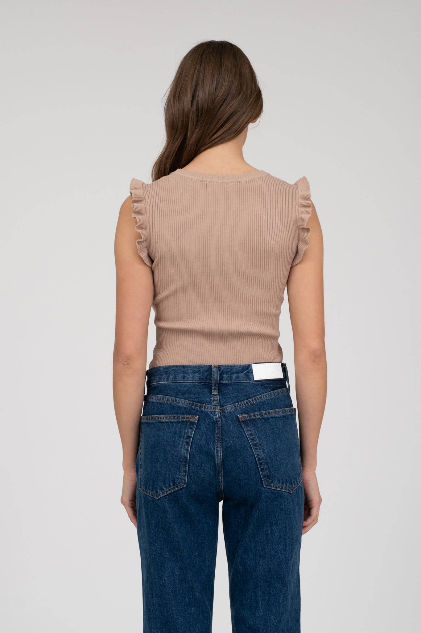 The Kelly in Pink  - Ruffle Sweater Short Sleeve Top *Small*
