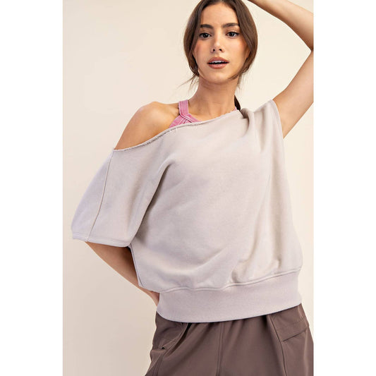 French Terry - Drop Shoulder Top
