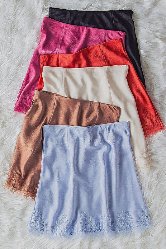 Romantic Scalloped (Hash) - Lingerie Skirt