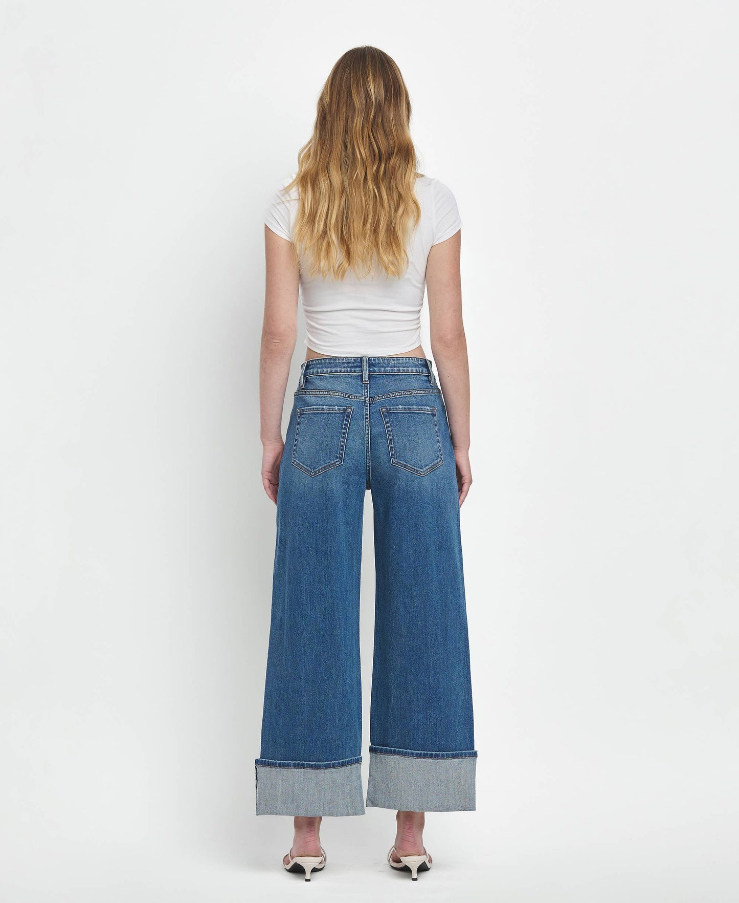 Joysome Super High Cuffed - Flying Monkey Jeans *Size 31 or 32*