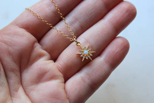 Opal North Star - Necklace