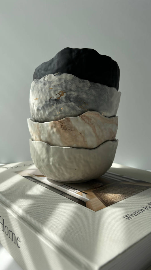 Daso - Concrete Textured Bowl *Local only*