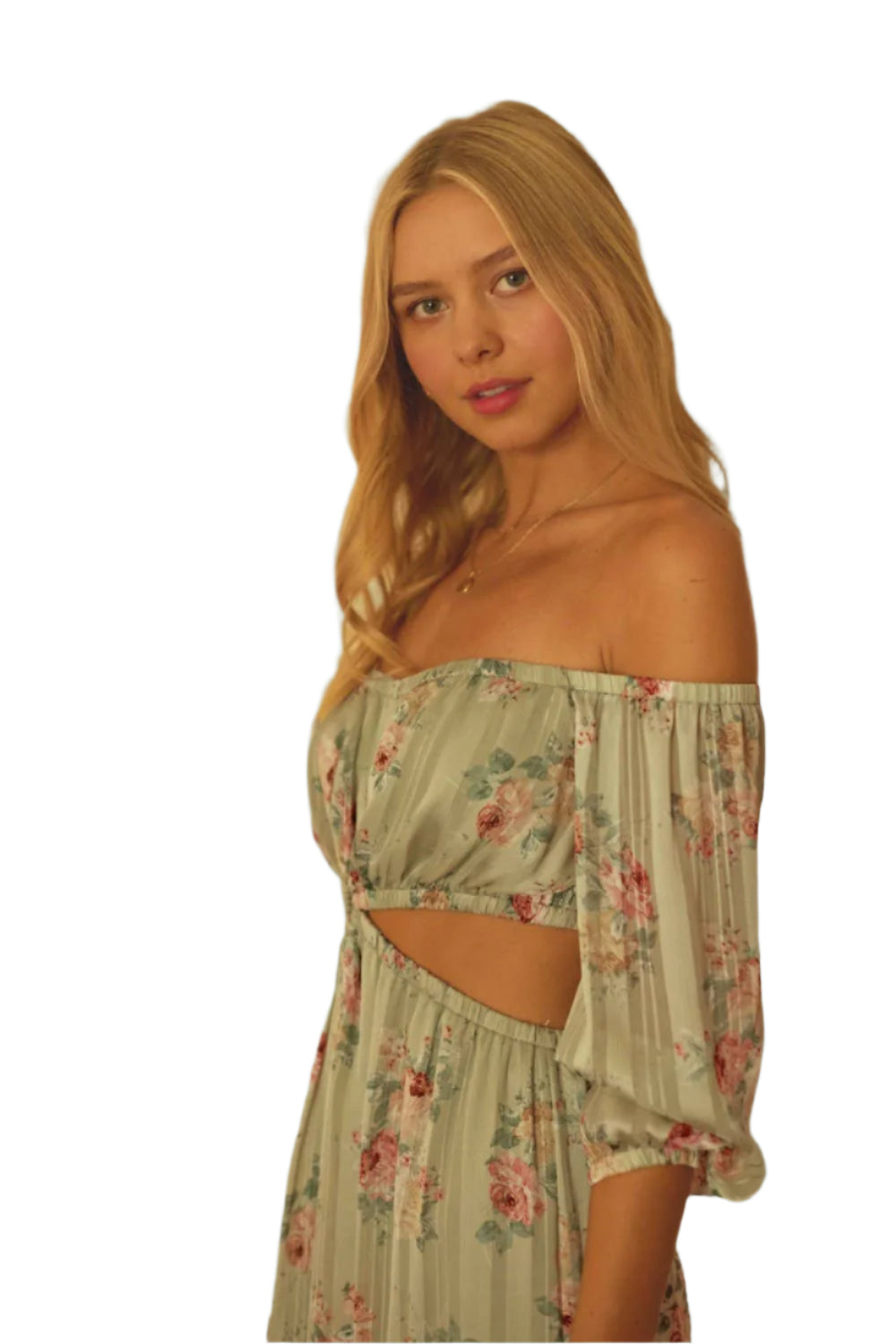 French Summer - Cut Out Midi Dress