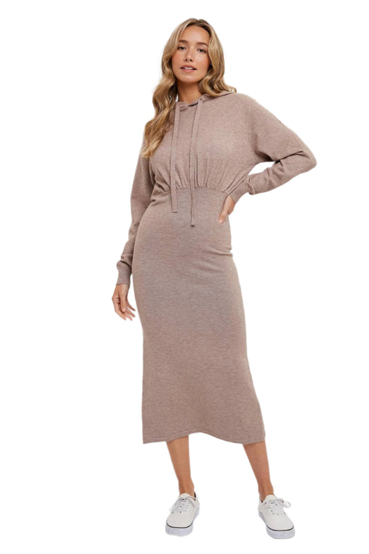 (SALE) Errands and such - Midi Hoodie Dress
