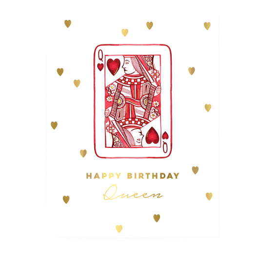 Queen of Hearts - Greeting Card (Birthday)