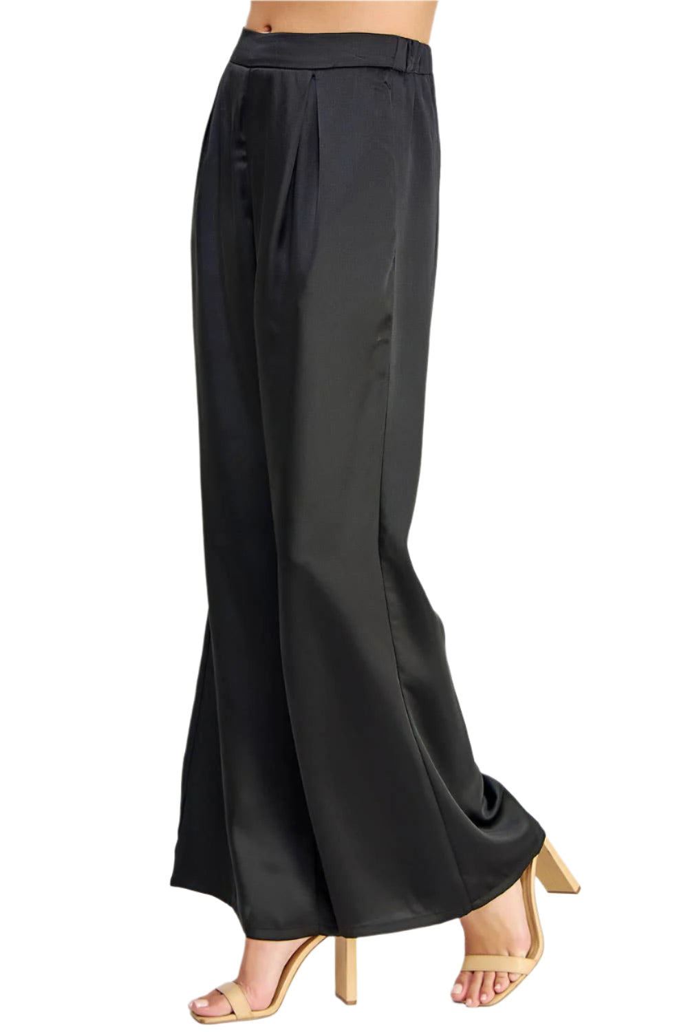 Satin Trousers - Pants