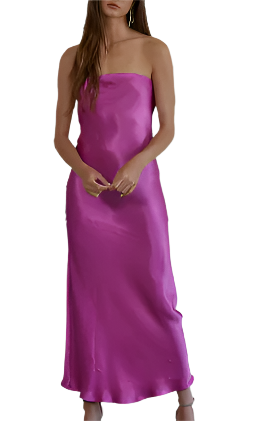 Silk Dreams - Midi Tube Dress