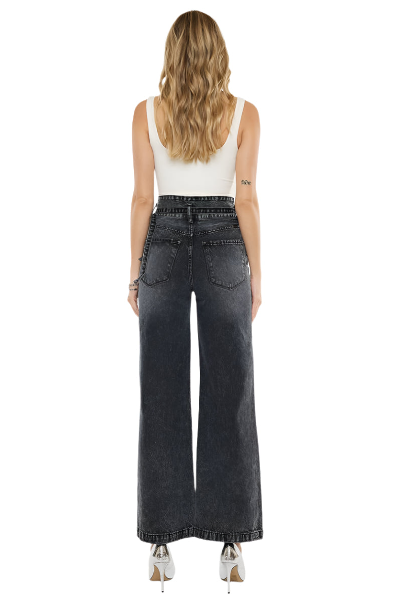 Zinc Ultra High Rise 90's Wide - KanCan Jeans *Size  28 or 29*