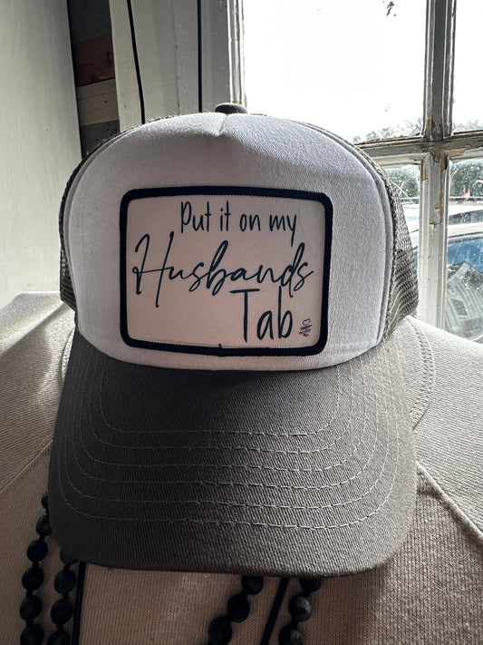 Husbands Tab (Aqua/White) - Trucker Hat