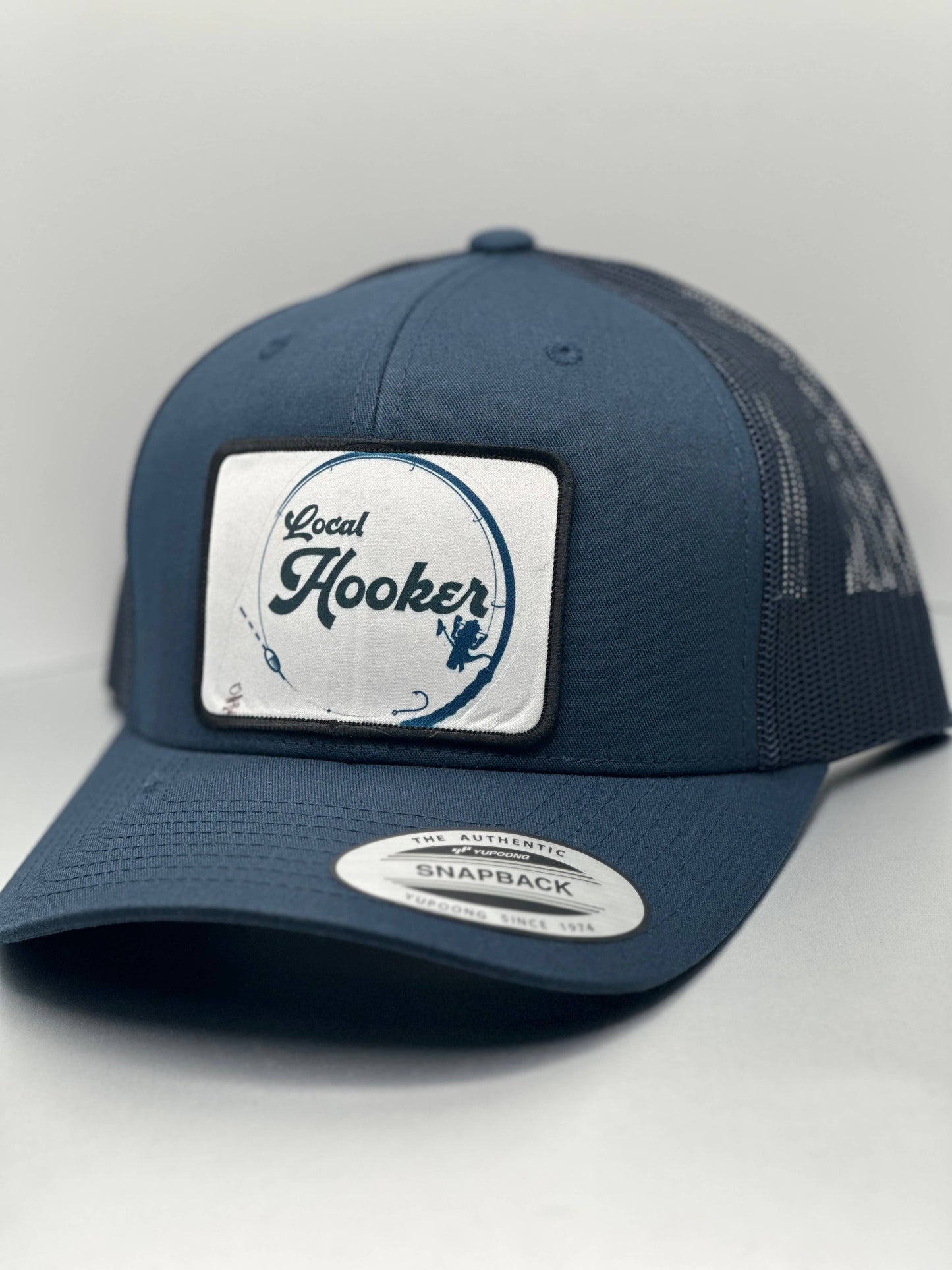 Local Hooker Hat (Navy/White) - Trucker Hat