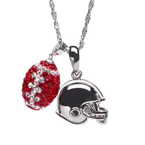 Charmed Football (Ohio State) - Necklace