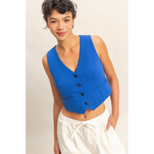 Tailored in Cobalt - Vest *Large*