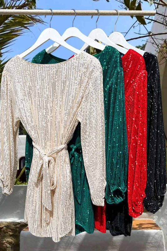 (HALF OFF) Sequins - Mini Dress